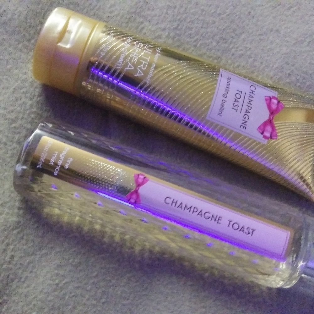 Body spray and body cream